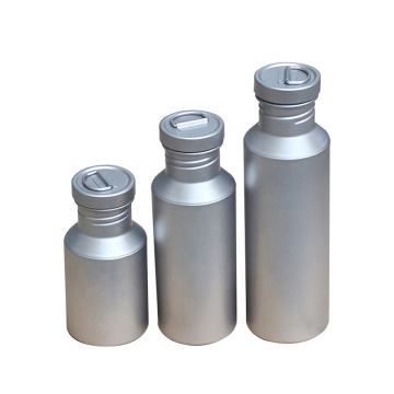 camping hiking titanium drink sport water bottle